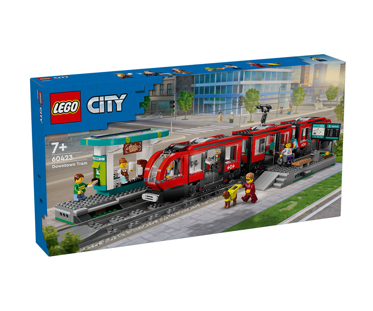 Lego® City 60423 - Трамвай И Гара В Центъра На Града