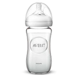 Шише Natural 2.0 - 240 Мл - Стъкло - Шишета За Хранене - Philips Avent - BebeMama