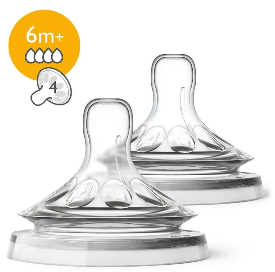 БИБЕРОНИ NATURAL - fast - 2 бр. - Биберони - Philips Avent - BebeMama
