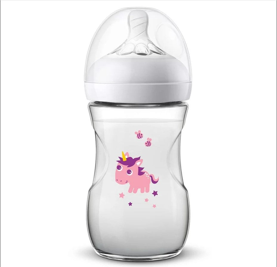 Шише Natural 2.0 - 260 Мл - Pp - Еднорог - Шишета За Хранене - Philips Avent - BebeMama