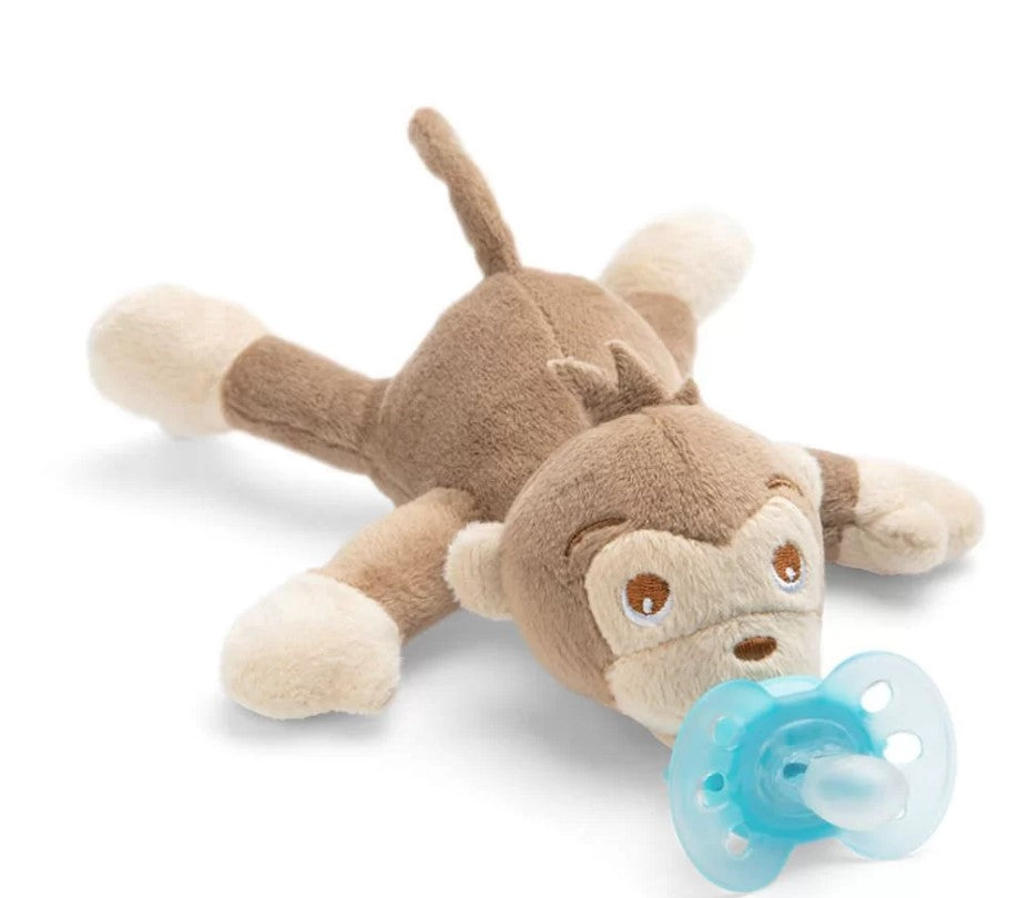 Залъгалка - Ultra Soft (0-6М) + Плюшена Играчка За Гушкане_X000D_ Маймунка - Залъгалки - Philips Avent - BebeMama