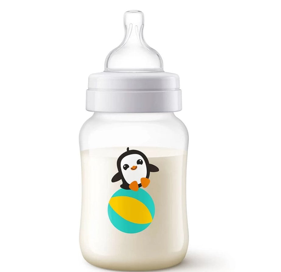 Шише Classic Anti-Colic Bpa Free - 260 Мл - Pp - Пингвин - Шишета За Хранене - Philips Avent - BebeMama