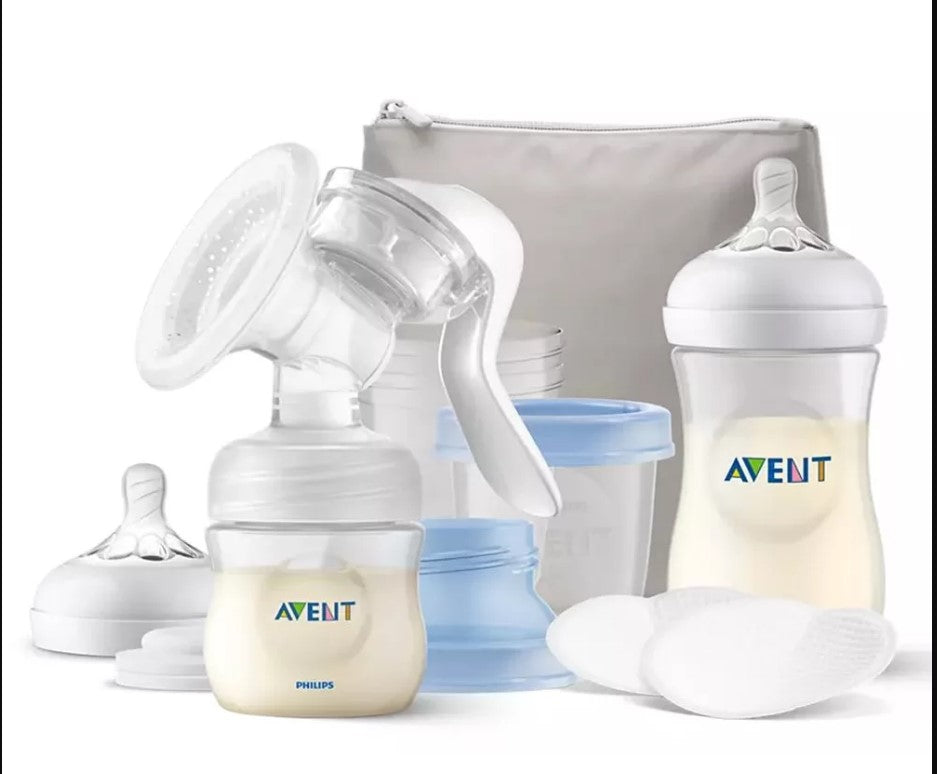 Philips Avent Механична Помпа Natural Motion Комплект С Шишета Via Несесер