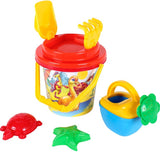 Găleată de nisip. Formă de castel K-T 28 × 20 × 18 și imprimare completă, mix de 4 imagini.