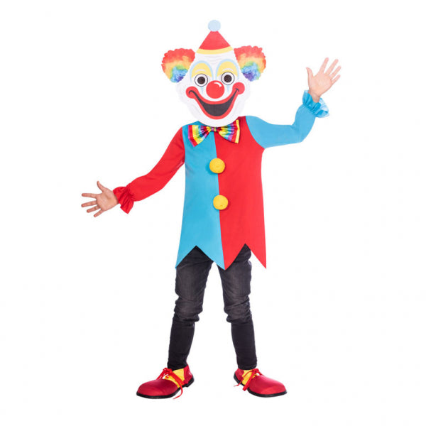 Costum de clovn de carnaval 4-6 ani.