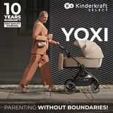 Yoxi Бебешка Количка 3в1 Sand Beige Kinderkraft