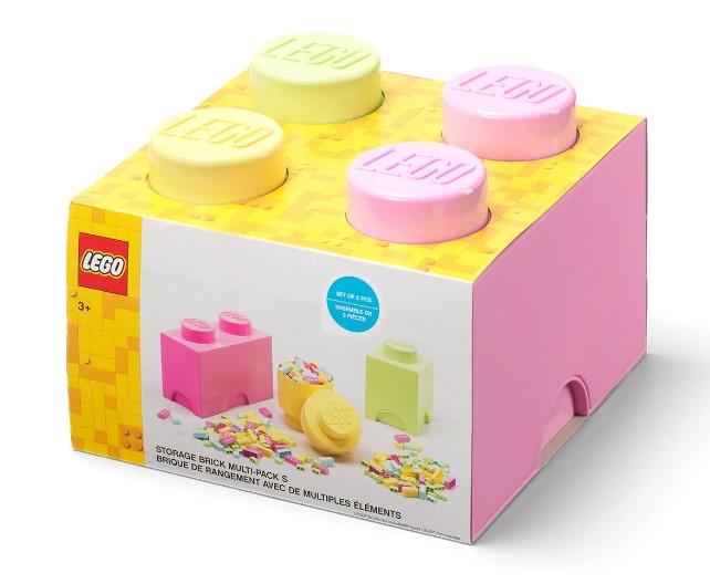 Lego® Кутия За Съхранение - Тухличка, Пастелни Цветове
