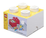 Lego® Кутия За Съхранение - Тухличка 4 Бяла
