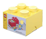 Lego® Кутия За Съхранение - Тухличка 4, Жълта