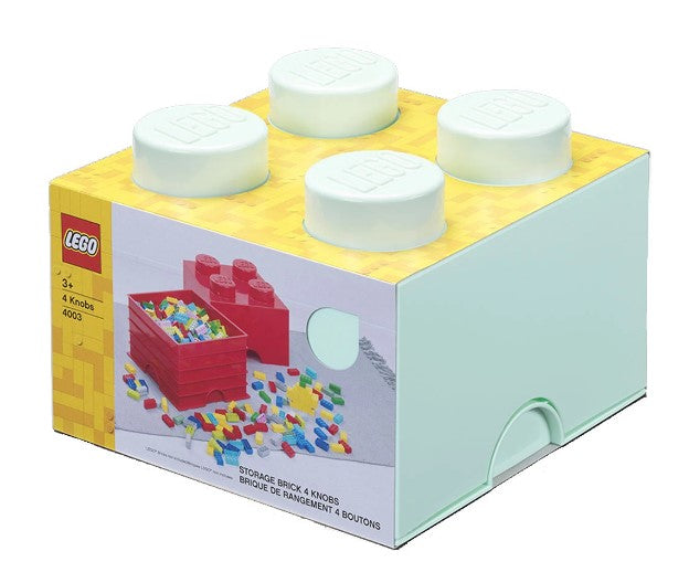 Lego® Кутия За Съхранение - Тухличка 4, Аква Синьо