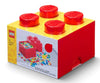 Lego Кутия За Съхранение - Тухличка 4, Червен Цвят
