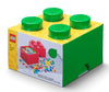 Lego Кутия За Съхранение - Тухличка 4, Тъмно Зелен Цвят