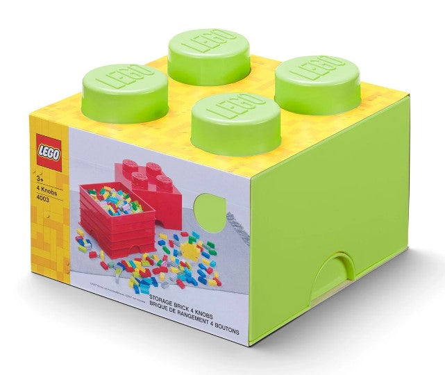 Lego Кутия За Съхранение - Тухличка 4, Зелен Цвят