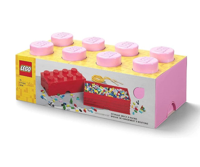 Lego® Кутия За Съхранение - Тухличка 8, Светло Лилава