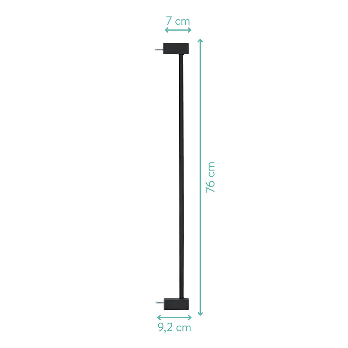 Удължител За Преграда За Врата Fillikid Autoclose Bg02 - 7 См. - Black