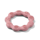 825/02 Силиконова Гризалка Ring Розов --- BebeMama