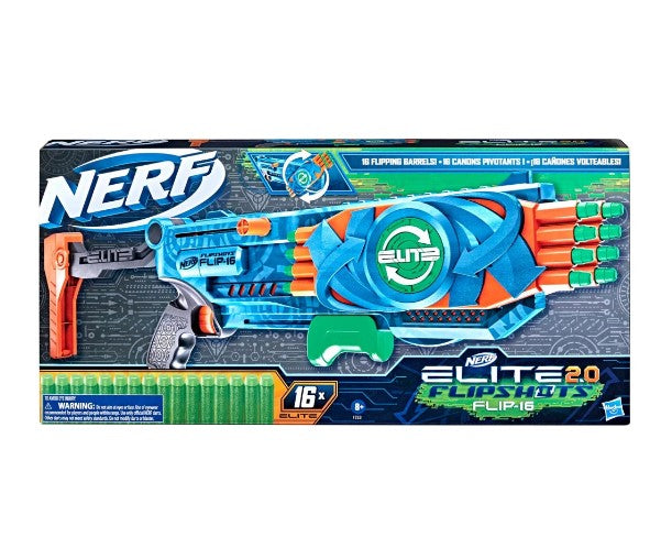 Нърф - Elite 2.0 Flip 16 - Играчки - Оръжия - Hasbro - BebeMama