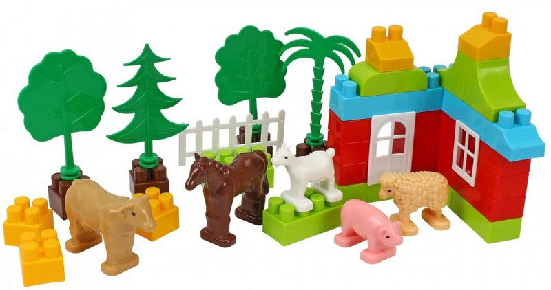 Fermă Constructor cu animale într-un plic 37X15X11