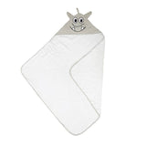 0381-42 Халат Jimmy С Качулка 80X80 Бял Monster - Халати - Baby Matex - BebeMama