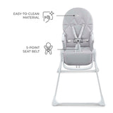 Binci Столче За Хранене Light Grey Kinderkraft