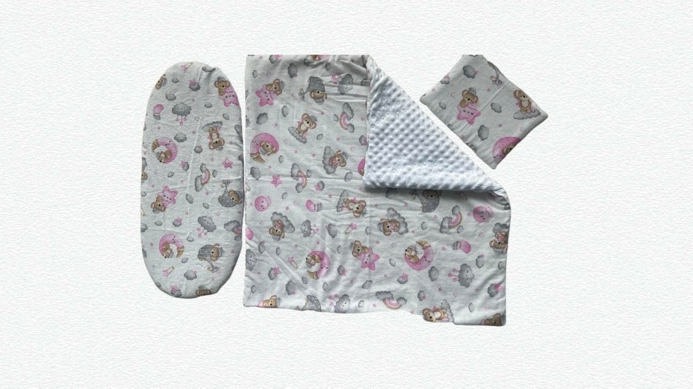 Комплект За Количка Baby Dreams Winter 3ч С Чаршаф С Ластик Сънливко Galix