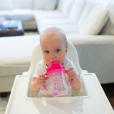 Tc91011 Intl Чаша Със Сламка 270ml.розов 6м+ Dr. Brown`s