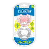 Pa12001 Intlx Залъгалки Етап 1 Розови 2 Броя Dr. Brown`s