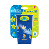 Tc01094 Dr. Brown`s Milestones 300 ml-es 360°-os ivócsésze, 9hó+, kék
