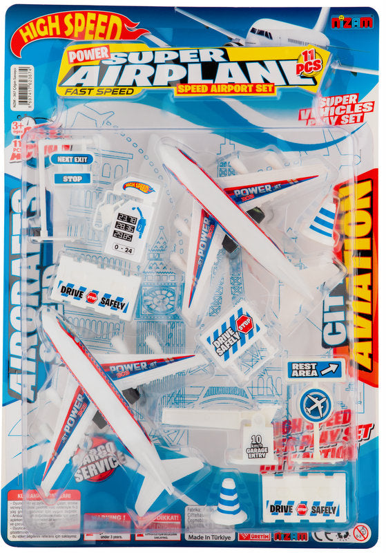 Aeroport cu 2 avioane 41X30X6