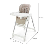 Tulo Столче За Хранене Beige Kinderkraft