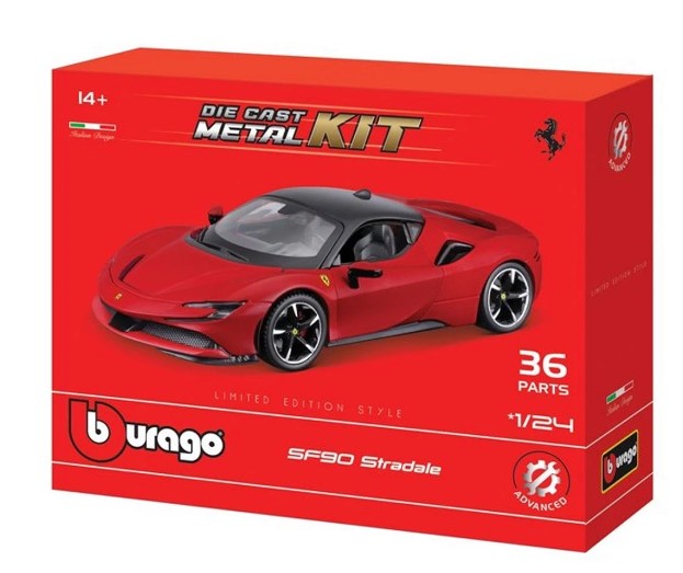Bburago Kit - Комплект За Сглобяване 1:24 - Ferrari Sf90 Stradale