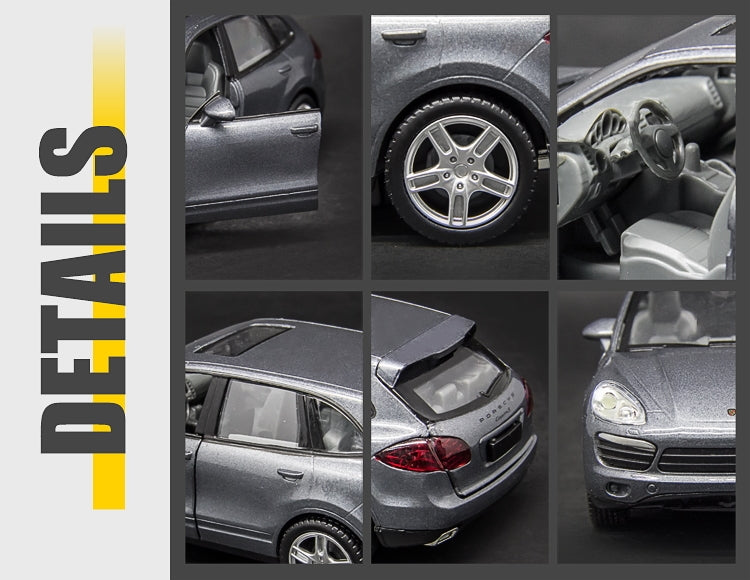 Метален Точен Модел Кола 1:32 Porsche Cayenne S Засилване С Издърпване Назад Отваряеми Врати И Капак Julia