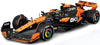 Метален Точен Модел Кола 1:43 Mclaren F1 Formula 1 С Амортисьори И Отварящи Се Врати 14.5х7х6.5 Julia