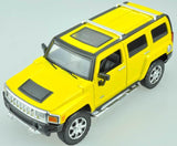 Метален Точен Модел Кола 1:24 Hummer H3 С Отваряеми Врати Преден Капак И Багажник Julia