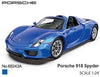Метален Точен Модел Кола 1:24 Porsche 918 Spyder С Отваряеми Врати Преден Капак И Багажник Julia