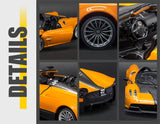 Метален Точен Модел Кола 1:24 Pagani Huayra Roadster С Отваряеми Врати Преден Капак И Багажник Julia