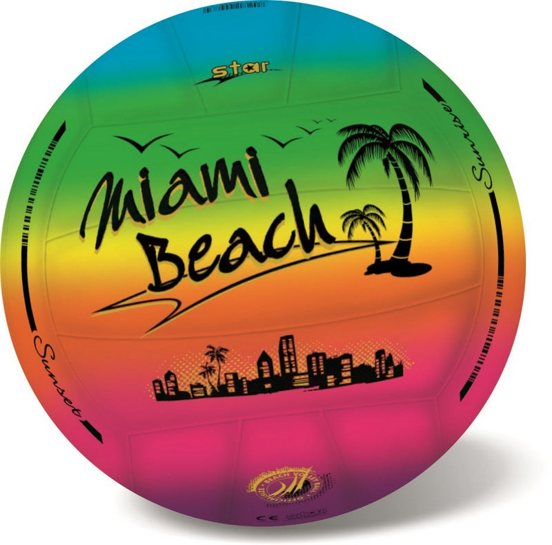 Minge de volei pe plajă Miami fluorescentă 21cm 250g