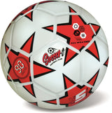 Minge de fotbal roșie 23 cm 360 g