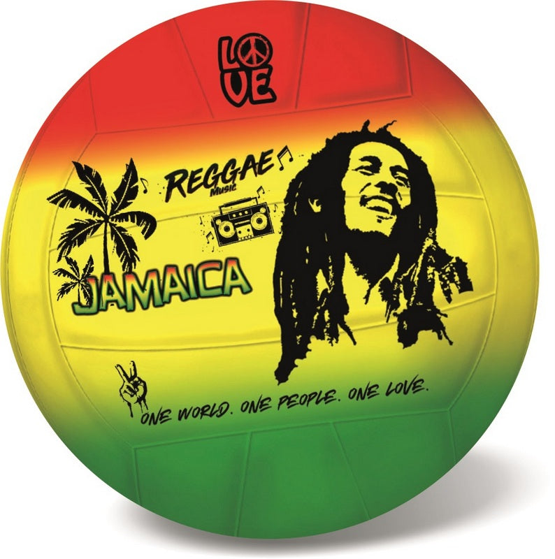 Minge de volei pe plajă Jamaica fluorescentă 21cm 260g