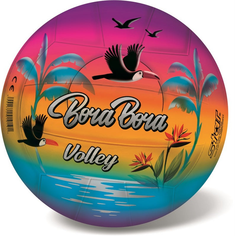 Minge de volei pe plajă Bora Bora fluorescentă 21cm 260g