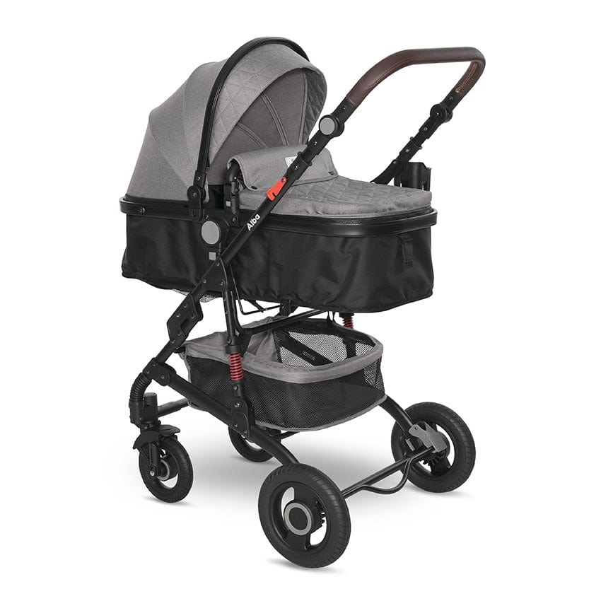 Cărucior Alba Premium Opaline Grey+Adaptoare