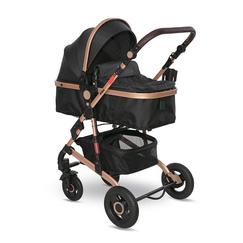 Cărucior Alba Premium Negru+Adaptoare