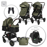 Д.Количка Alba Premium Loden Green+Адаптори