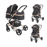 Д.Количка Alba Classic Black - Комбинирани Колички - Lorelli Classic - BebeMama