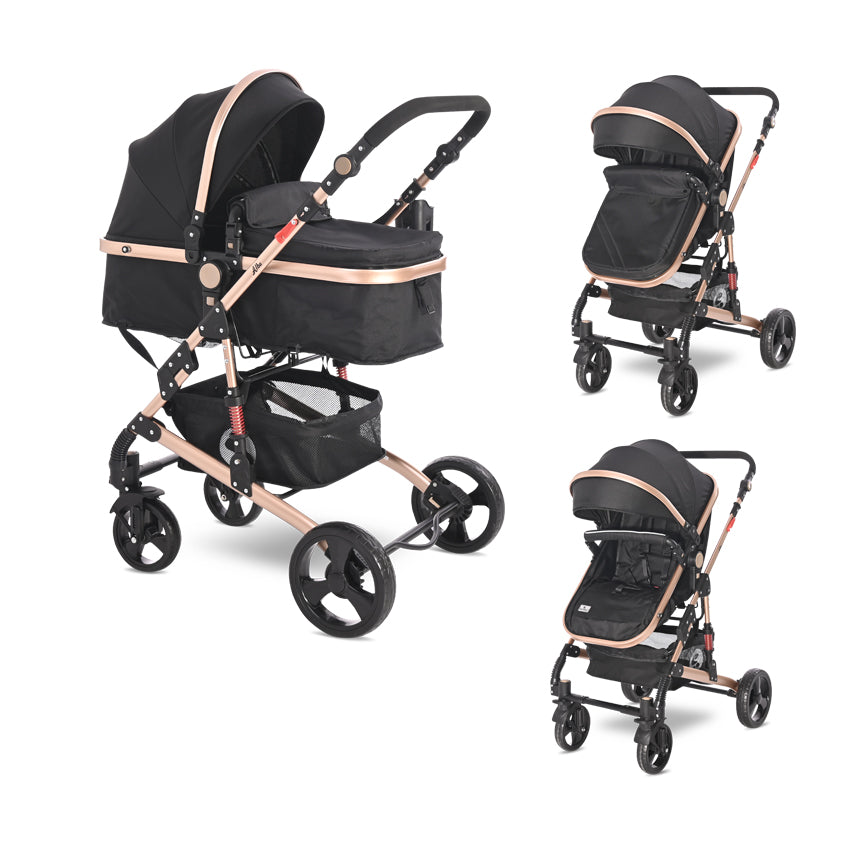 Д.Количка Alba Classic Black - Комбинирани Колички - Lorelli Classic - BebeMama