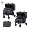 Д.количка Duo+чанта Black До 15 Кг За Близнаци Lorelli Premium
