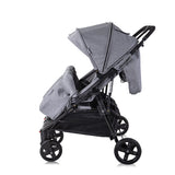 Д.количка Duo+чанта Cool Grey До 15 Кг За Близнаци Lorelli Premium