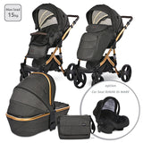 Cărucior D. Rimini Premium Black Jasper