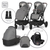 Д.количка Aria 3 В1 Grey Lorelli Premium