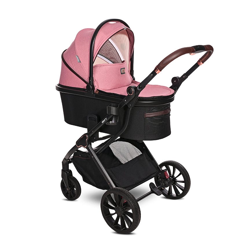 Cărucior E. Glory Pink+Adaptoare